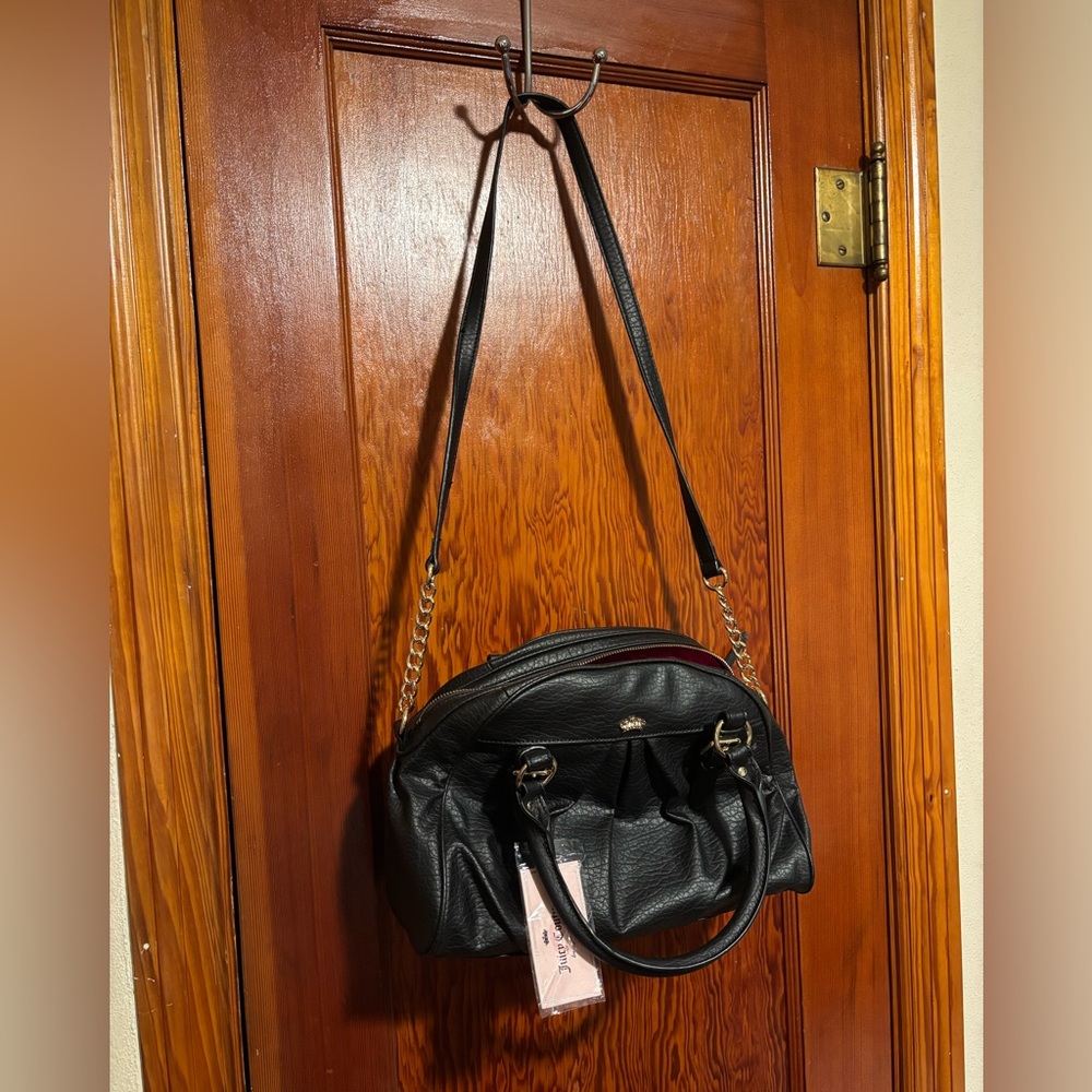 JUICY COUTURE NWT Black Satchel Shoulder Bag